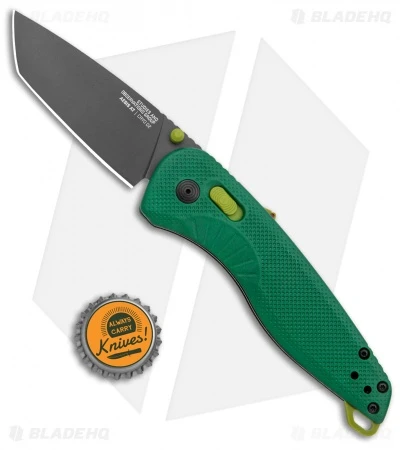 SOG Aegis AT Tanto AT-XR Lock Knife Forest Green GRN W/Safety (3.13" Black) 6 SOG Aegis AT Tanto AT-XR Lock Knife Forest Green GRN W/Safety (3.13" Black) - Image 4