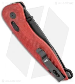 SOG Aegis AT Tanto AT-XR Lock Knife Red GRN W/Safety (3.1" Black) 8 SOG Aegis AT Tanto AT-XR Lock Knife Red GRN W/Safety (3.1" Black) -Sog SOG Aegis AT TAnto Lock Red Black BHQ 122325 jr side