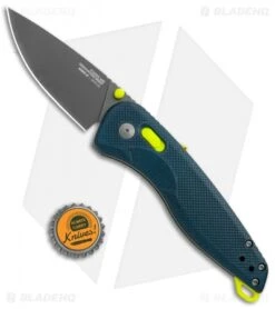 SOG Aegis AT Spring Assisted Knife Indigo GRN (3.13" Dark Gray) -Sog SOG Aegix AT XR Lock Indigo GRN Gray BHQ 105710 jr bottlecap