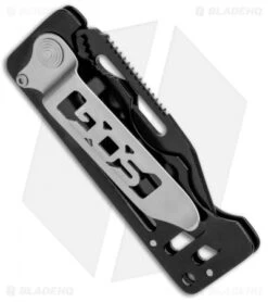 SOG Cash Card Liner Lock Wallet Knife Black (2.75" Satin) EZ4 -Sog SOG Cash Card LL Wallet Garnet Black Black EZ4 CP BHQ 104056 jr side