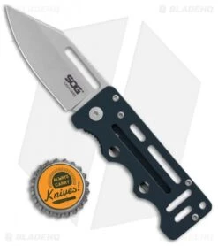 SOG Cash Card Liner Lock Wallet Knife Urban Gray (2.75" Satin) EZ3 -Sog SOG Cash Card LL Wallet Garnet Gray Satin EZ3 CP BHQ 104059 jr bottlecap