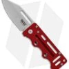 SOG Cash Card Liner Lock Wallet Knife Garnet Red (2.75" Satin) EZ2 -Sog SOG Cash Card LL Wallet Garnet Red Satin EZ2 CP BHQ 104057 jr