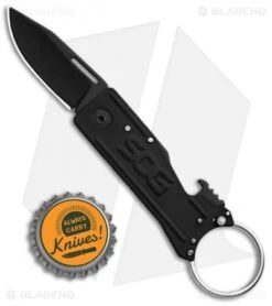 SOG Keytron Clip Point Folding Knife Key Chain Blackout (1.9" Black) KT1003-CP 9 SOG Keytron Clip Point Folding Knife Key Chain Blackout (1.9" Black) KT1003-CP -Sog SOG Keytron CP Key Chain Blackout Black KT1003 CP BHQ 104065 jr bottlecap