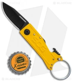 SOG Keytron Clip Point Folding Knife Key Chain Yellow (1.9" Black) KT1005-CP 9 SOG Keytron Clip Point Folding Knife Key Chain Yellow (1.9" Black) KT1005-CP -Sog SOG Keytron CP Key Chain Yellow Black KT1005 CP BHQ 104066 jr bottlecap