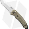 SOG Kiku Spring Assisted Knife Tan Micarta (3.5" Satin) KU-3003 -Sog SOG Kiku Assisted Micarta Satin BHQ 124846 jr