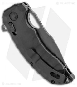 SOG Kiku XR Blackout XR-Lock Knife Black Micarta (3" Black) -Sog SOG Kiku XR Blackout Black G 10 Black BHQ 99496 jr side