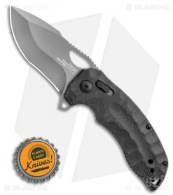 SOG Kiku XR LTE Blackout XR-Lock Knife Black Micarta (3" Black) 12-27-04-57 -Sog SOG Kiku XR LTE Blackout XR Lock Knife Black Micarta 3 Black 12 27 04 57 BHQ 116850 LS Bottlecap