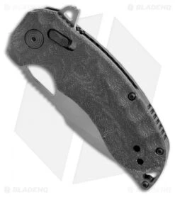 SOG Kiku XR LTE Blackout XR-Lock Knife Black Micarta (3" Black) 12-27-04-57 -Sog SOG Kiku XR LTE Blackout XR Lock Knife Black Micarta 3 Black 12 27 04 57 BHQ 116850 LS Spine