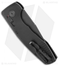 SOG Knives SOG-TAC AU Compact Automatic Knife Black (3" Black Serr) 8 SOG Knives SOG-TAC AU Compact Automatic Knife Black (3" Black Serr) -Sog SOG Knives SOG TAC AU Compact Auto Black Black Serr 15 38 08 57 BHQ 119253 jr side
