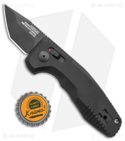 SOG Knives SOG-TAC AU Compact Auto Knife CA Special Tanto Black (2" Black) -Sog SOG Knives SOG TAC AU Compact Auto CA Special Tanto Black Black BHQ 119257 jr bottlecap