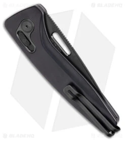 SOG One-Zero XR Lock Knife Black Aluminum (3.1" Black Chrome) -Sog SOG One Zero XR Lock Black Aluminum Black Chrome BHQ 140870 jr side