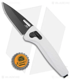SOG One-Zero XR Lock Knife White Al (3.1" Black Chrome) 9 SOG One-Zero XR Lock Knife White Al (3.1" Black Chrome) -Sog SOG One Zero XR Lock White Aluminum Black Chrome BHQ 140872 jr bottlecap