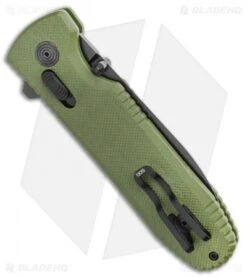 SOG Pentagon XR Lock Knife OD Green G-10 (3.5" Black) 11 SOG Pentagon XR Lock Knife OD Green G-10 (3.5" Black) -Sog SOG Pentagon Mk3 I Arc Lock Folding Knife OD Green 4in 12 61 02 57 BHQ 105687 LS Side