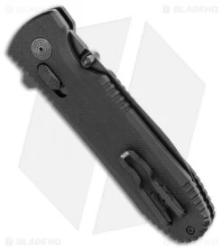 SOG Pentagon XR Lock Knife Black G-10 (3.5" Black) -Sog SOG Pentagon XR Blackout 12 61 01 57 BHQ 113655 LS Side