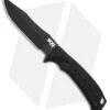 SOG Pillar Fixed Blade Knife Black Canvas Micarta (5" Black Cerakote S35VN) -Sog SOG Pillar Black CerakoteFizedBlade Canvas Micarta S35VN BHQ 137497 td