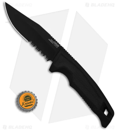 SOG Recondo FX Fixed Blade Knife Black GRN/Rubber (4.6" Black Serr) 7 SOG Recondo FX Fixed Blade Knife Black GRN/Rubber (4.6" Black Serr) - Image 5