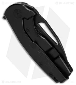 SOG Stout FLK Frame Lock Knife Carbon Fiber (2.6" Black) -Sog SOG Stout FLK FLK Black CF 2in Black BHQ 125962 td side