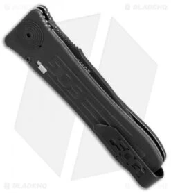 SOG Strat Ops Automatic Knife Black Canvas Micarta (3.5" Black) 8 SOG Strat Ops Automatic Knife Black Canvas Micarta (3.5" Black) -Sog SOG Strat Ops black canvas micarta black BHQ 52429 er side