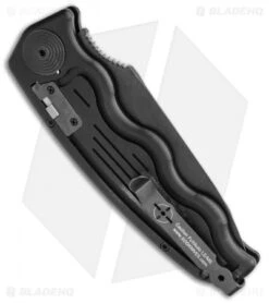 SOG-TAC Automatic Knife Drop Point (3.5" Black) ST-06 7 SOG-TAC Automatic Knife Drop Point (3.5" Black) ST-06 -Sog SOG TAC Automatic Knife Drop Point 3.5 Black ST 06 BHQ 6208 LS Side
