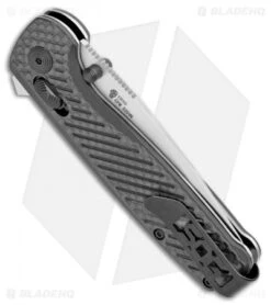 SOG Terminus XR Lock Knife Black G-10/Carbon Fiber (3" Satin S35VN) TM1025-BX -Sog SOG Terminus XR Black G 10 CF Satin TM1025 BX BHQ 108532 jr side
