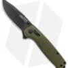 SOG Exclusive Terminus XR Lock Knife Green Micarta (3" Black) -Sog SOG Terminus XR Lock Green Micarta Black TM1037 BX BHQ 119365 jr