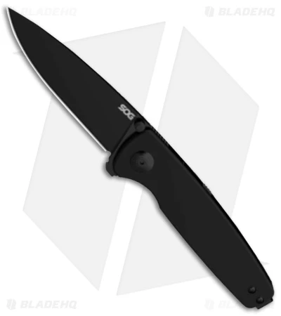 SOG Twitch III Blackout Spring Assisted Knife Black Aluminum (3.1" Black) 2 SOG Twitch III Blackout Spring Assisted Knife Black Aluminum (3.1" Black)