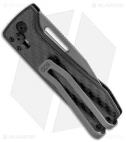 SOG Ultra XR Lock Knife Carbon Fiber (2.75" Gray) -Sog SOG Ultra XR XR Lock CF Gray BHQ 105688 jr side