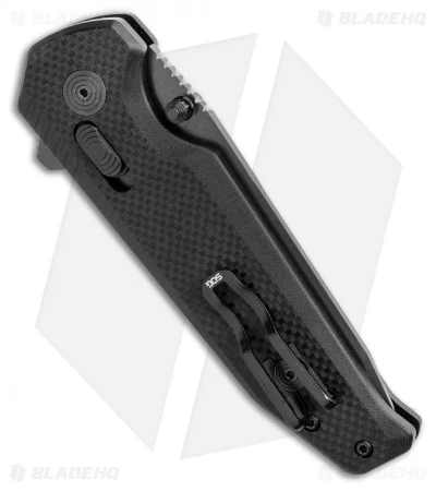 SOG Vision XR Lock Knife Black G-10 (3.4" Black) 5 SOG Vision XR Lock Knife Black G-10 (3.4" Black) - Image 3