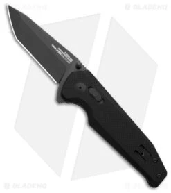 SOG Vision XR LTE Flipper Knife Black G-10 (3.4" Black)