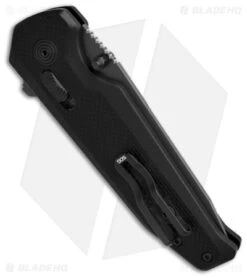 SOG Vision XR LTE Flipper Knife Black G-10 (3.4" Black) -Sog SOG Vision XR LTE Knife Black G10 3in Graphite BHQ 140126 td side jr