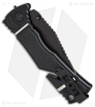 SOG Trident Elite Clip Point Spring Assisted Knife (3.7" Black) TF102 4 SOG Trident Elite Clip Point Spring Assisted Knife (3.7" Black) TF102 - Image 2