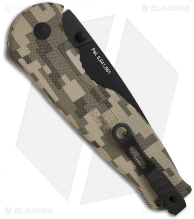 SOG Flash II Assisted Opening Knife Digi Camo (3.5" Black Serr) DFSA-98 4 SOG Flash II Assisted Opening Knife Digi Camo (3.5" Black Serr) DFSA-98 - Image 2