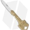 SOG Brass Key Lockback Knife Keychain Utility (1.5" Satin) KEY102 -Sog sog key knife key102 cp side