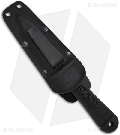 SOG Mini Pentagon M14 Fixed Blade Knife (3.5" Black Serr) 4 SOG Mini Pentagon M14 Fixed Blade Knife (3.5" Black Serr) - Image 2