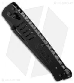 SOG Targa Tanto Folding Knife Black (3.50" Black) TG1002-BX 7 SOG Targa Tanto Folding Knife Black (3.50" Black) TG1002-BX -Sog sog targa black tg1002 bx bottom cm